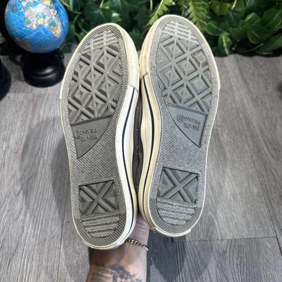 Converse One Star Distressed Women Gray Slip On Laceless Women Size 7 Shoes - Picture 7 of 9